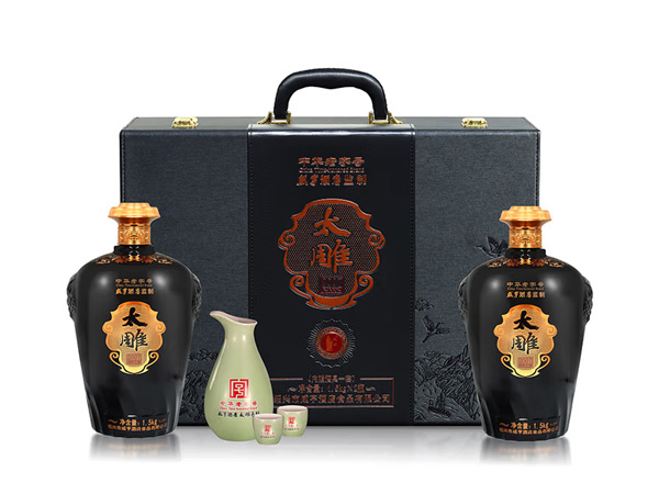 漳州咸亨酒店太雕黄酒回收太雕2007原酿礼盒1.5kg*2糯米酒半甜绍兴黄酒行情价格