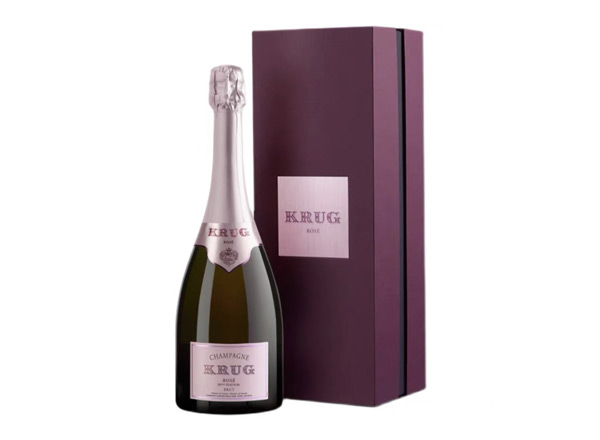 漳州库克香槟回收库克桃红香槟Krug Rose礼盒版行情价格