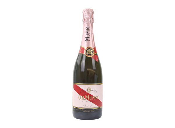 漳州回收​玛姆红带香槟老款桃红玫瑰粉红玛姆香槟酒G.H. Mumm Brut Rose
